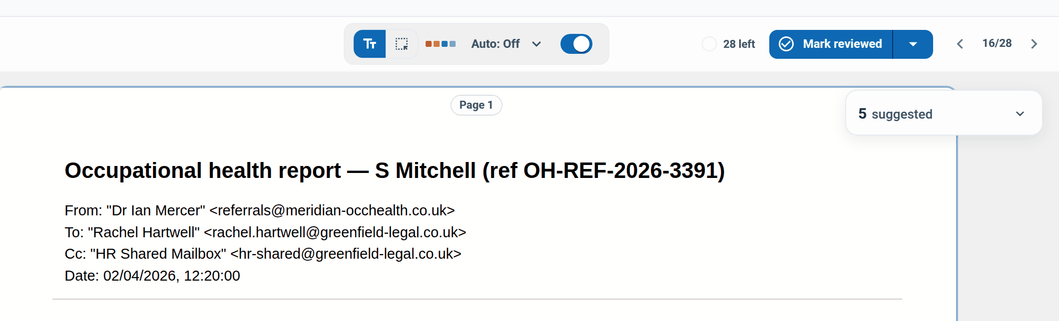 the closed panel reading 5 suggested in the top right of the page